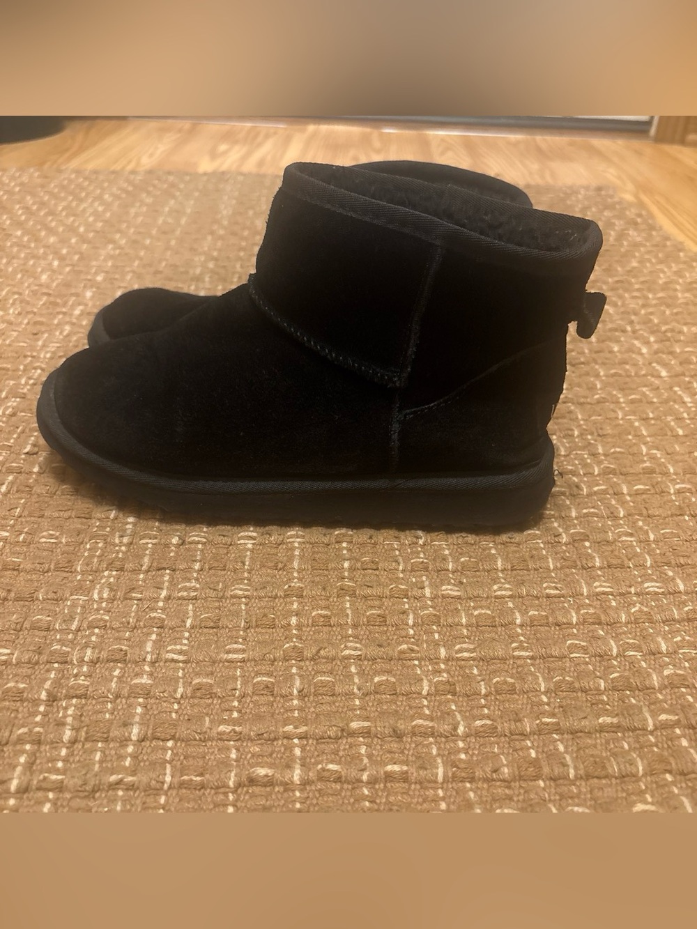UGG Black Short Ankle Booties